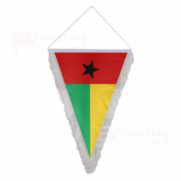 Guinea Bissau Triangle Fringed Streamers