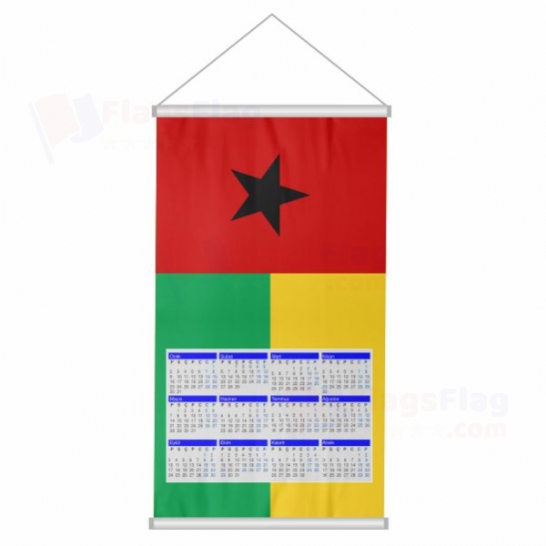 Guinea Bissau Woven Fabric Digital Printing Calendar