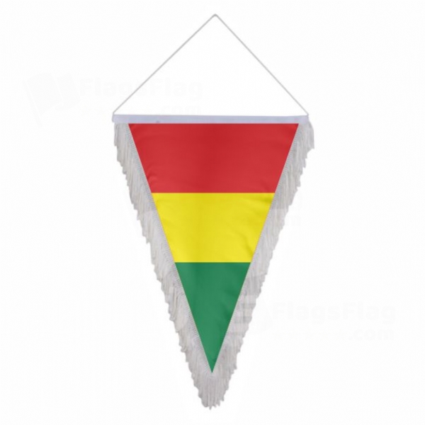 Guinea Triangle Fringed Streamers