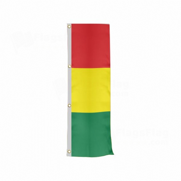 Guinea Vertically Raised Flags