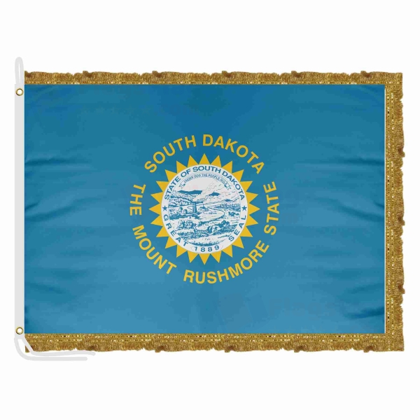G�ney Dakota Satin Office Flag