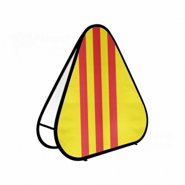 G�ney Vietnam Triangle Fabric Banner Display Stands