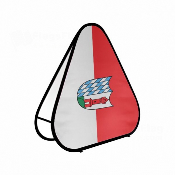 G�nzburg Triangle Fabric Banner Display Stands