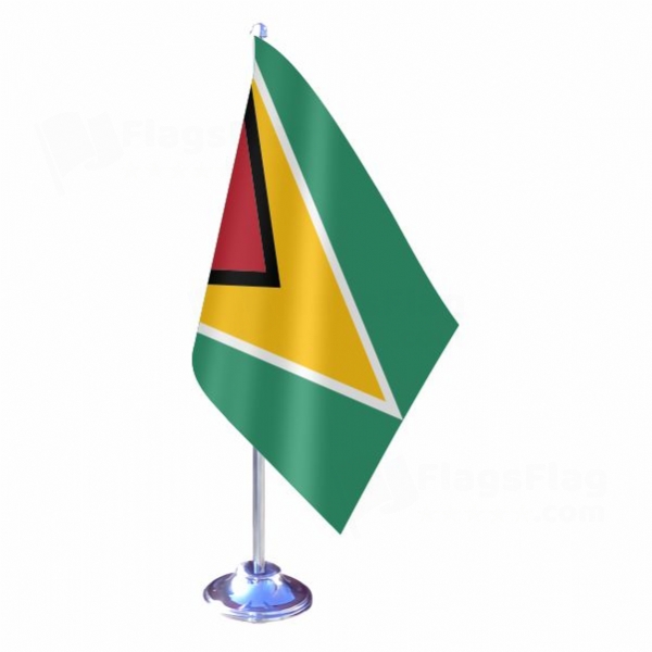 Guyana Single Table Flag