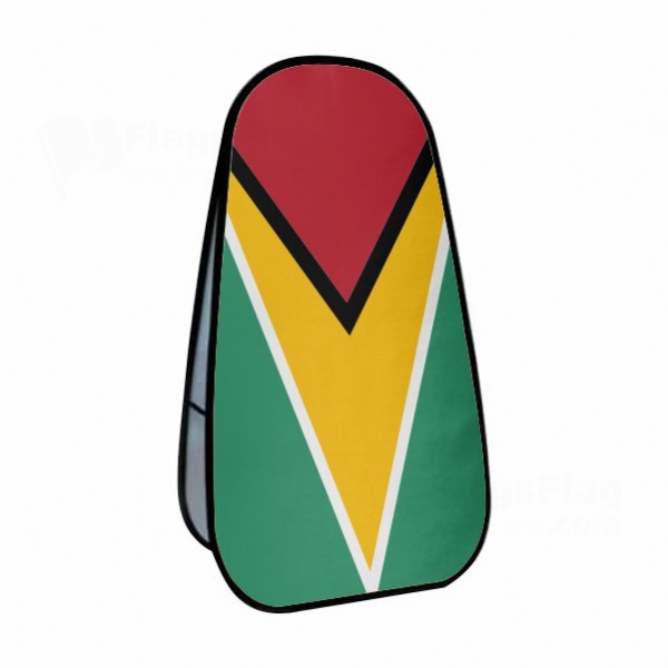 Guyana Vertical Cloth Banner Display Stands