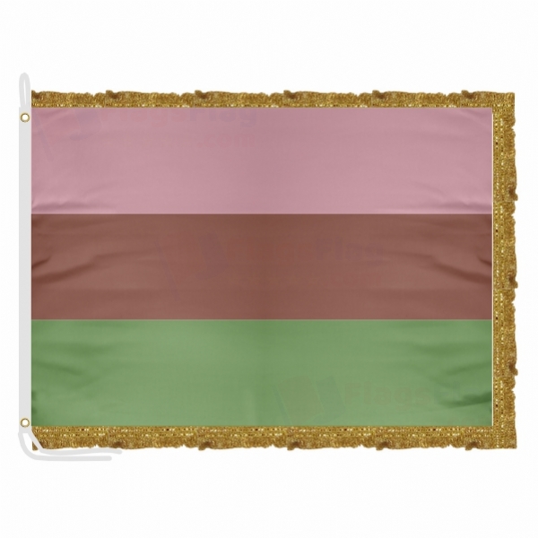 Gynesexual Satin Office Flag