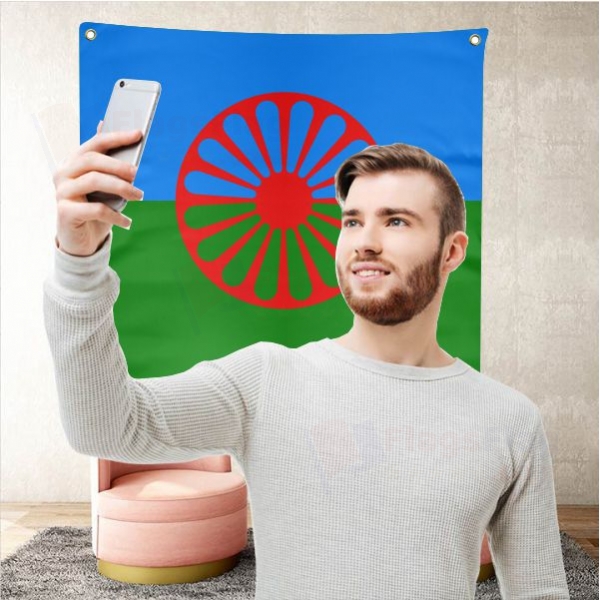 Gypsy Background Selfie Shooting Landscapes
