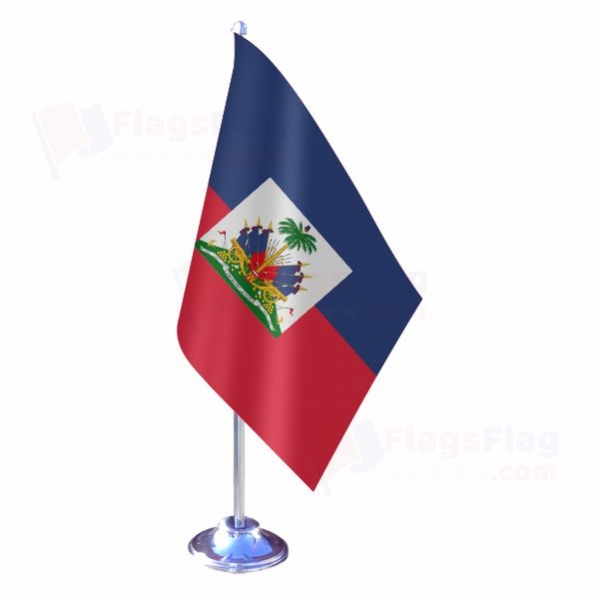 Haiti Single Table Flag