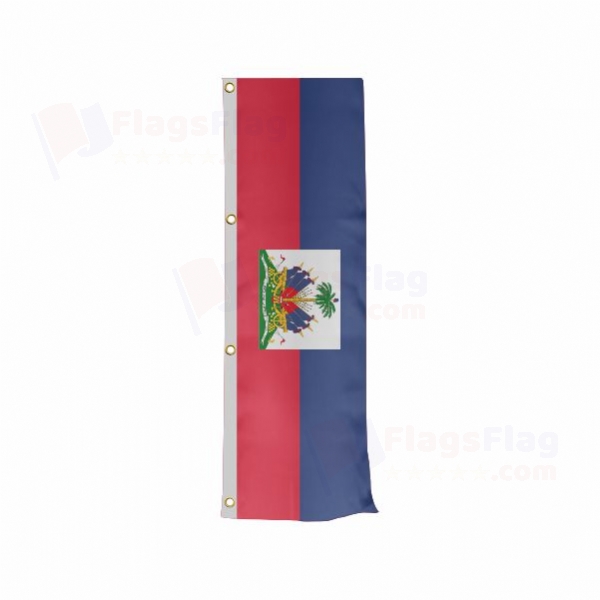 Haiti Vertically Raised Flags