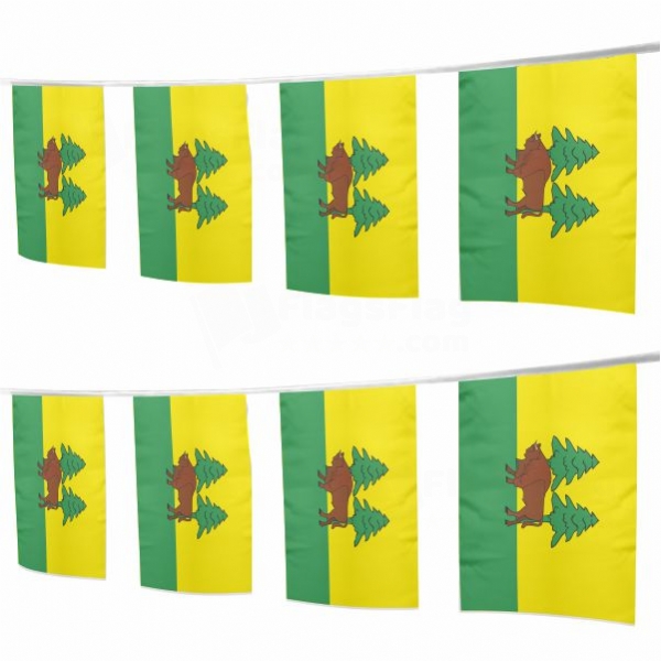 Hajnowka Square String Flags