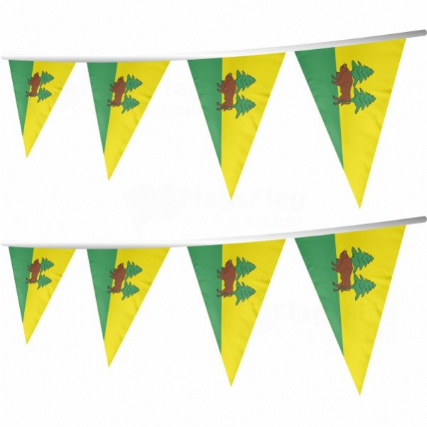 Hajnowka Stringed Triangle Flag
