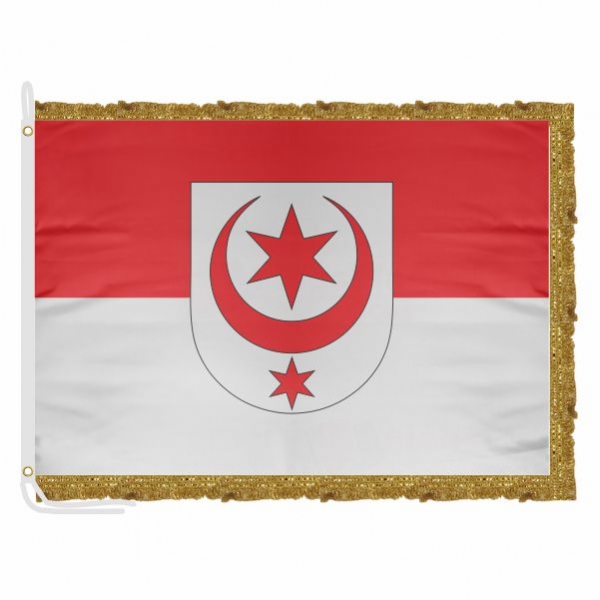Halle Satin Office Flag
