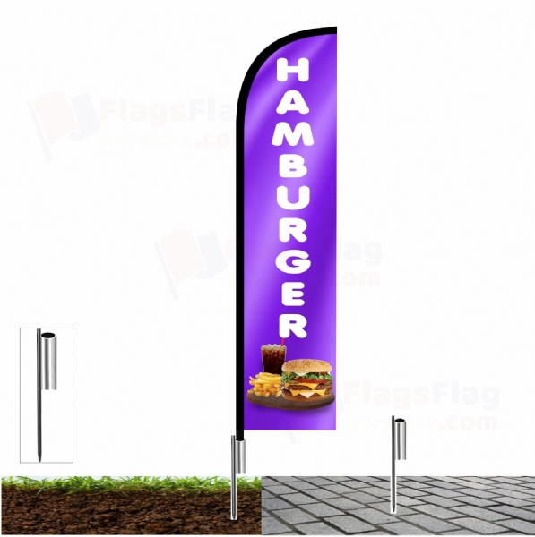 Hamburger Advertising Flags