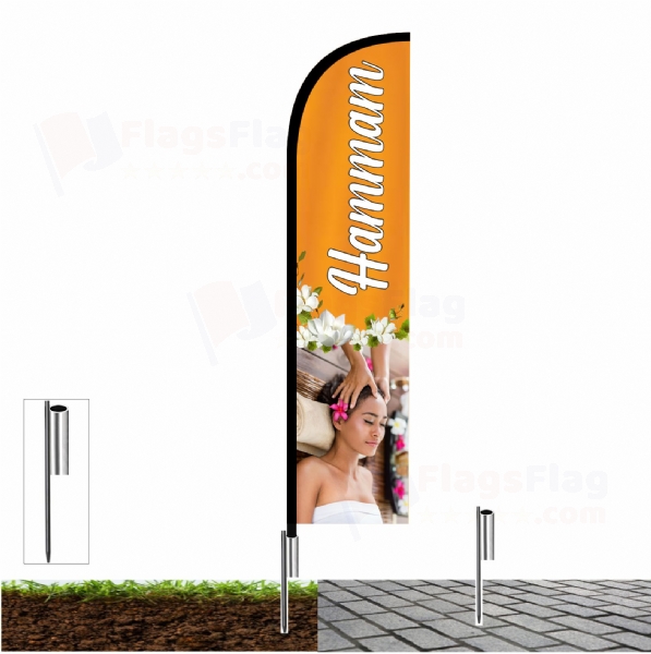 Hammam Beach Flag