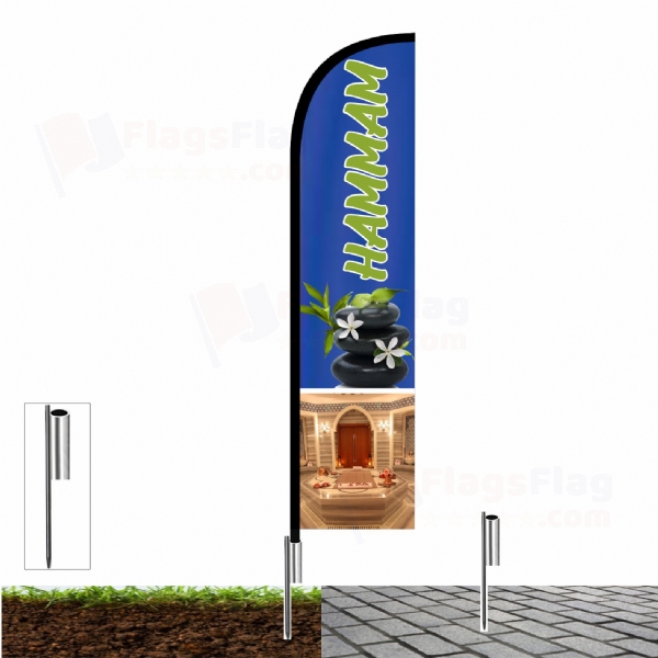 Hammam Beach Flag and Sail Flag