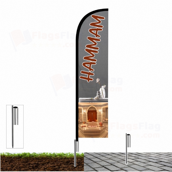 Hammam Fishing Rod Flag