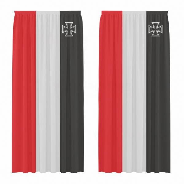 Handelsflagge Mit Dem Ek 1933 1935 Digital Printed Curtains