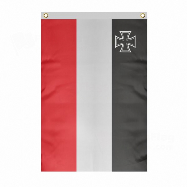 Handelsflagge Mit Dem Ek 1933 1935 Large Size Flag Hanging on Building