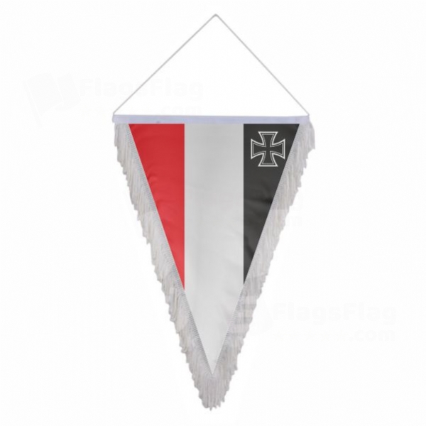 Handelsflagge Mit Dem Ek 1933 1935 Triangle Fringed Streamers
