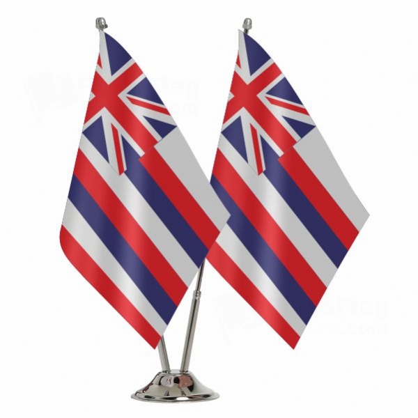 Hawaii Binary Table Flag