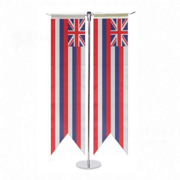 Hawaii T Table Flags