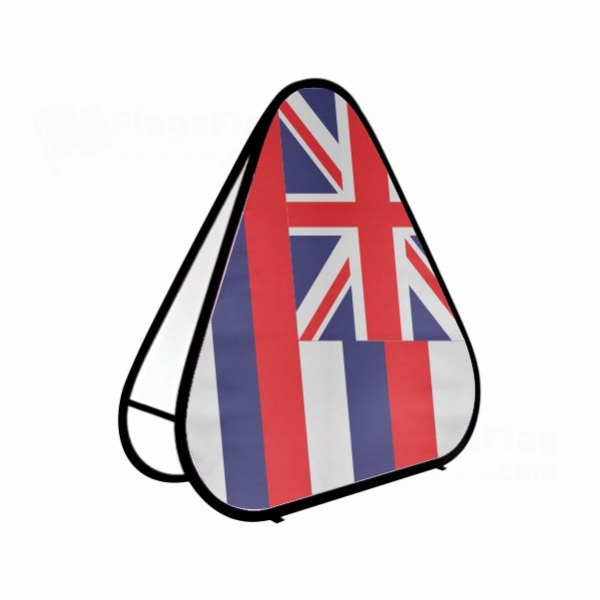 Hawaii Triangle Fabric Banner Display Stands