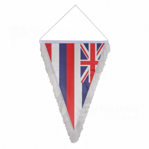 Hawaii Triangle Fringed Streamers