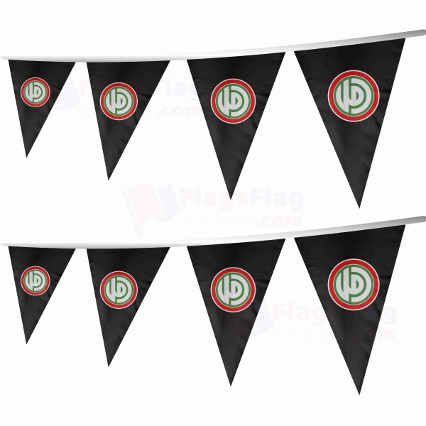 Hawkins Pirates Stringed Triangle Flag