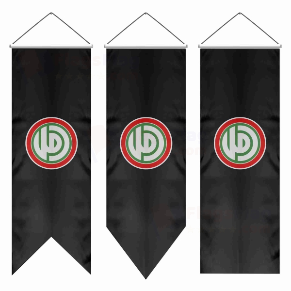 Hawkins Pirates Swallowtail Flags