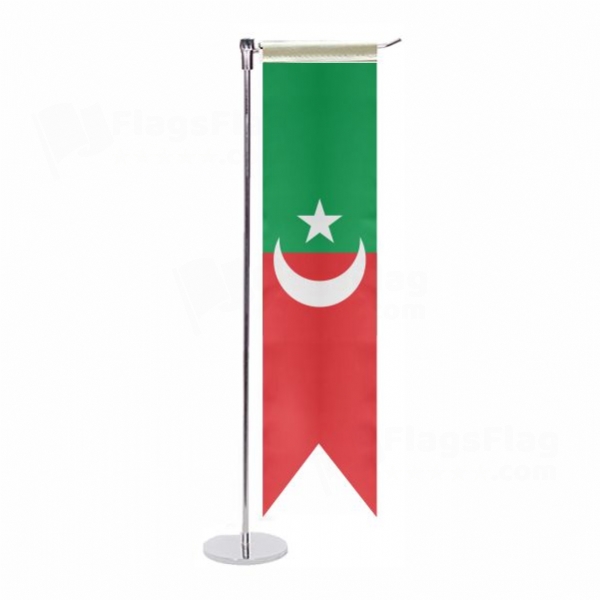 Haydarabad L Table Flag