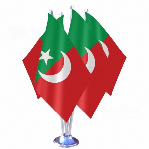 Haydarabad Quadruple Table Flag