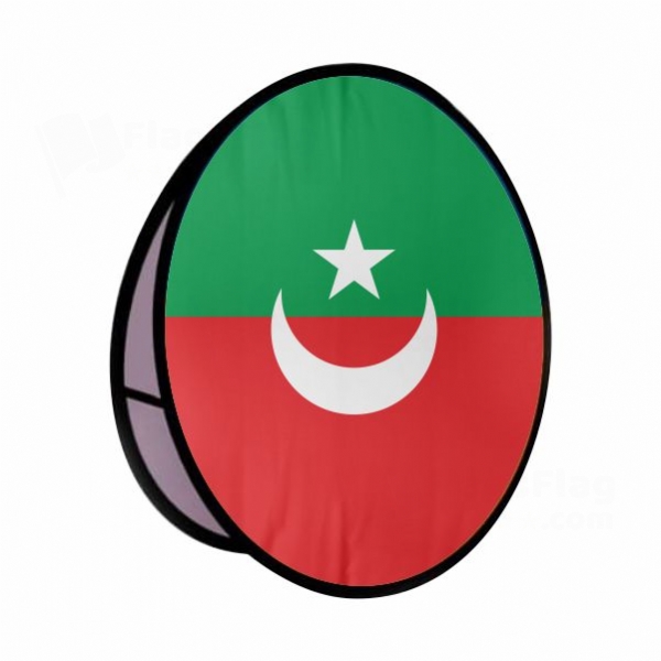 Haydarabad Round Cloth Banner Display Stands
