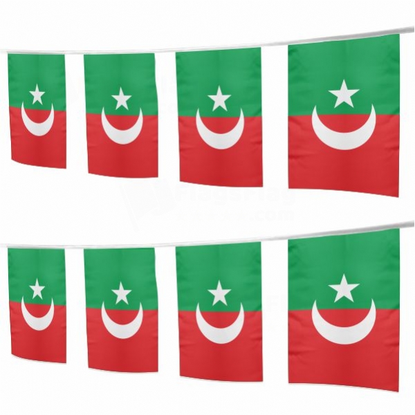 Haydarabad Square String Flags