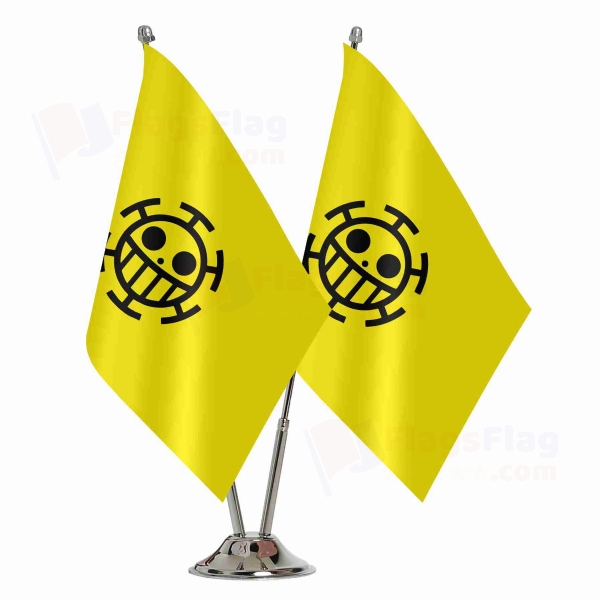 Heart Pirates 2 Table Flags