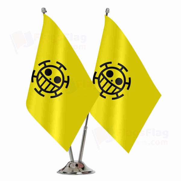 Heart Pirates Binary Table Flag