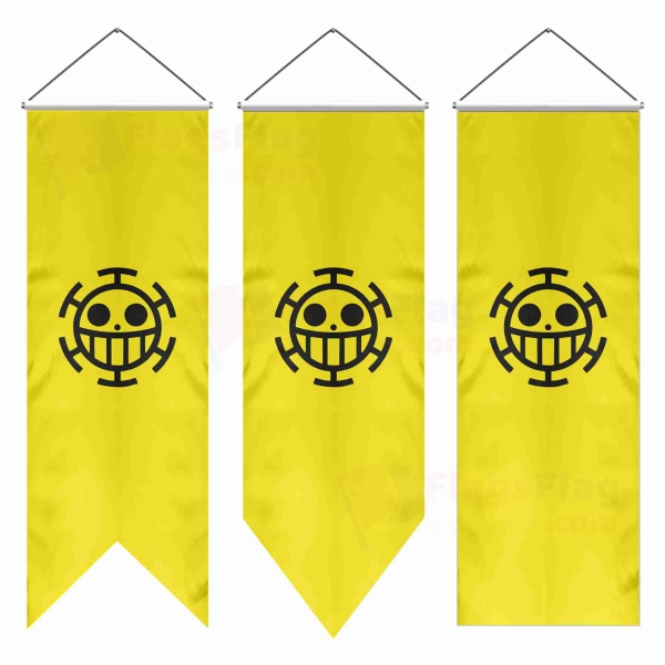 Heart Pirates Swallowtail Flags