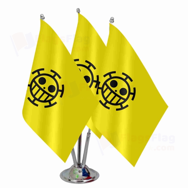 Heart Pirates Triple Table Flag