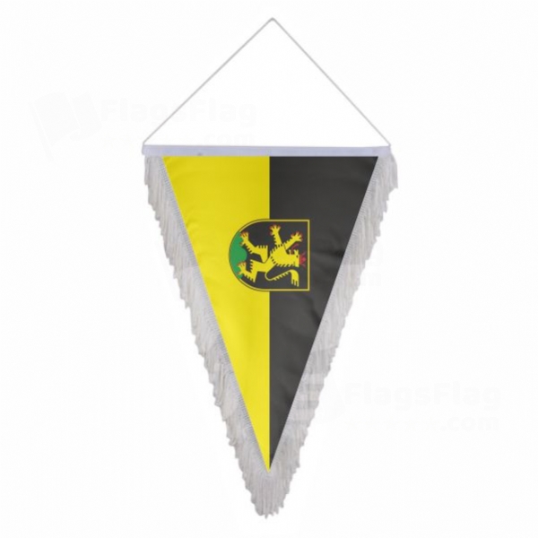 Heidelberg Triangle Fringed Streamers