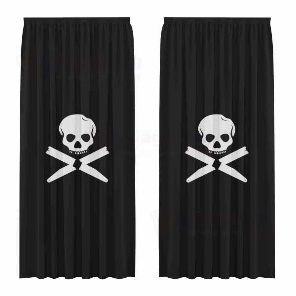 Heli Graphix Cheerful Rotor Digital Printed Curtains