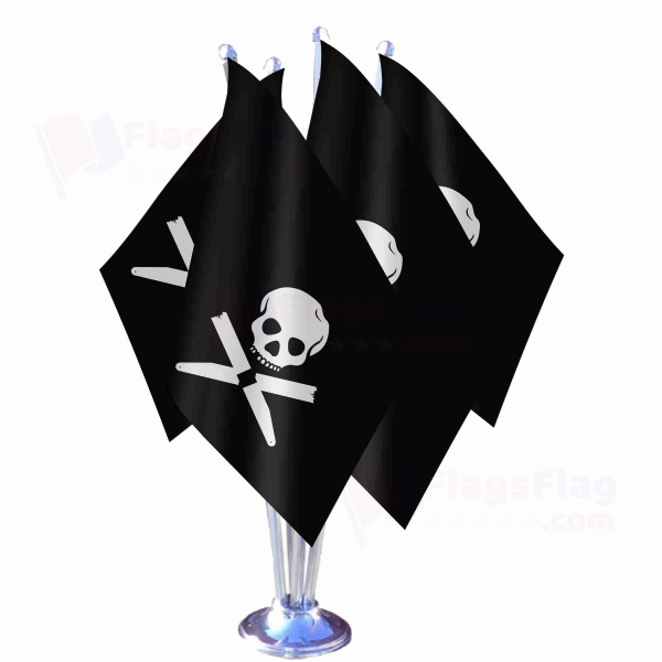 Heli Graphix Cheerful Rotor Quadruple Table Flag