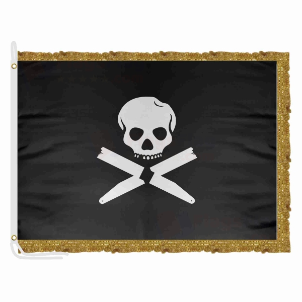 Heli Graphix Cheerful Rotor Satin Office Flag