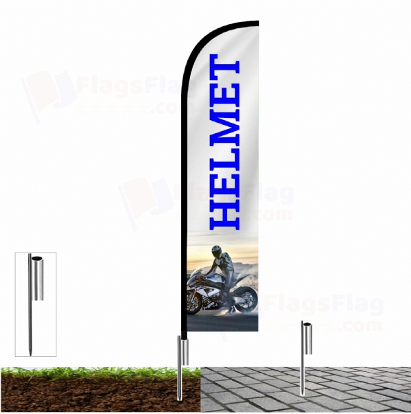 Helmet Beach Flags