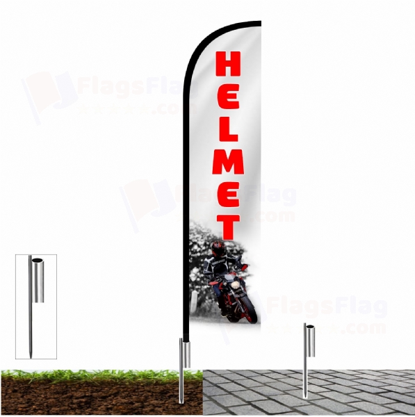 Helmet Pavement Flags