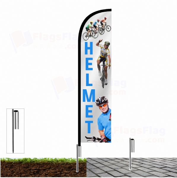 Helmet Sail Flags