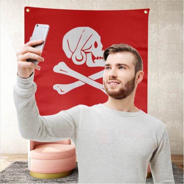 Henry Avery Red Background Selfie Shooting Landscapes