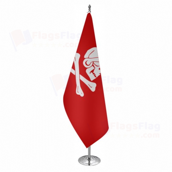 Henry Avery Red Office Flag Henry Avery Red Office Flags