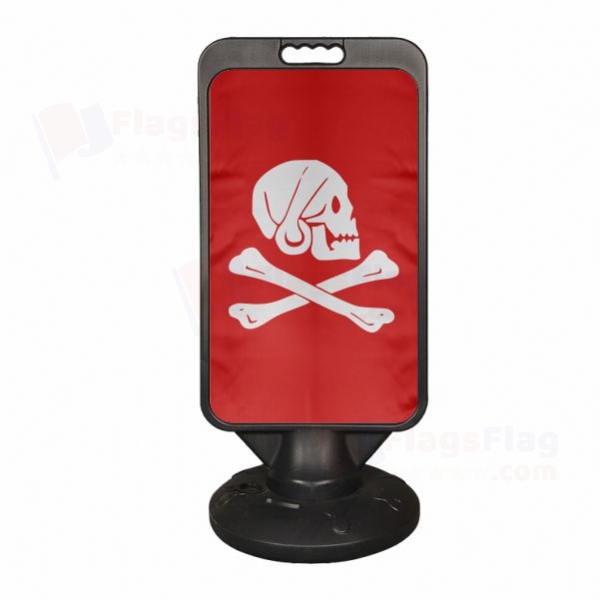 Henry Avery Red Plastic Advertising Pontoon