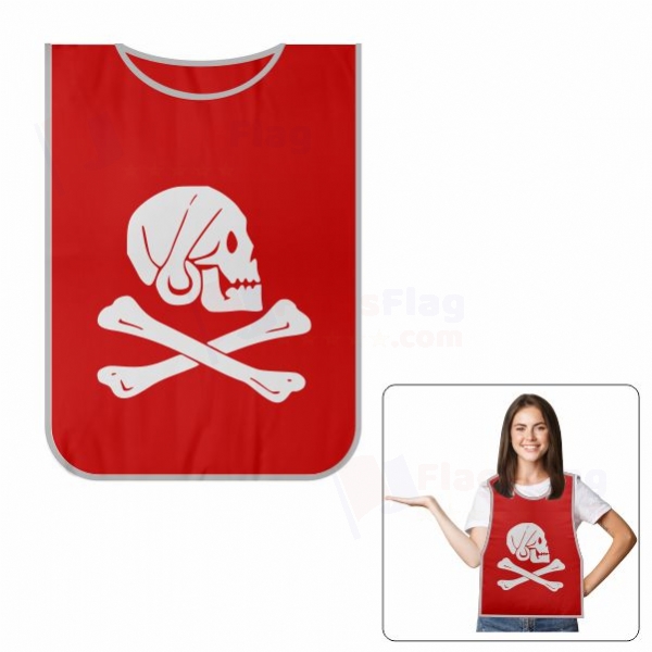 Henry Avery Red Single Use Strike Apron
