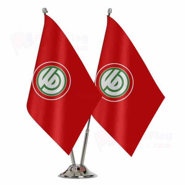 Henry Every Red Binary Table Flag