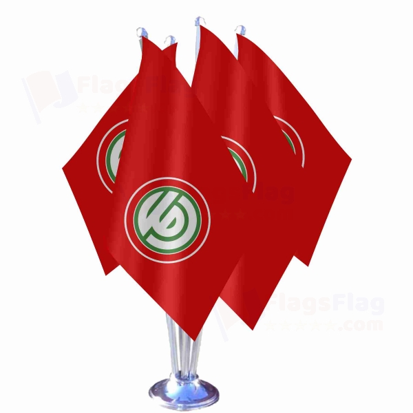 Henry Every Red Quadruple Table Flag